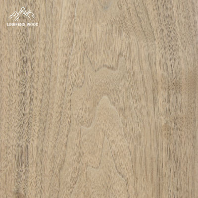 Veneer Kayu Kenari Amerika Potongan Datar 0.45mm Untuk Pelapis Dinding